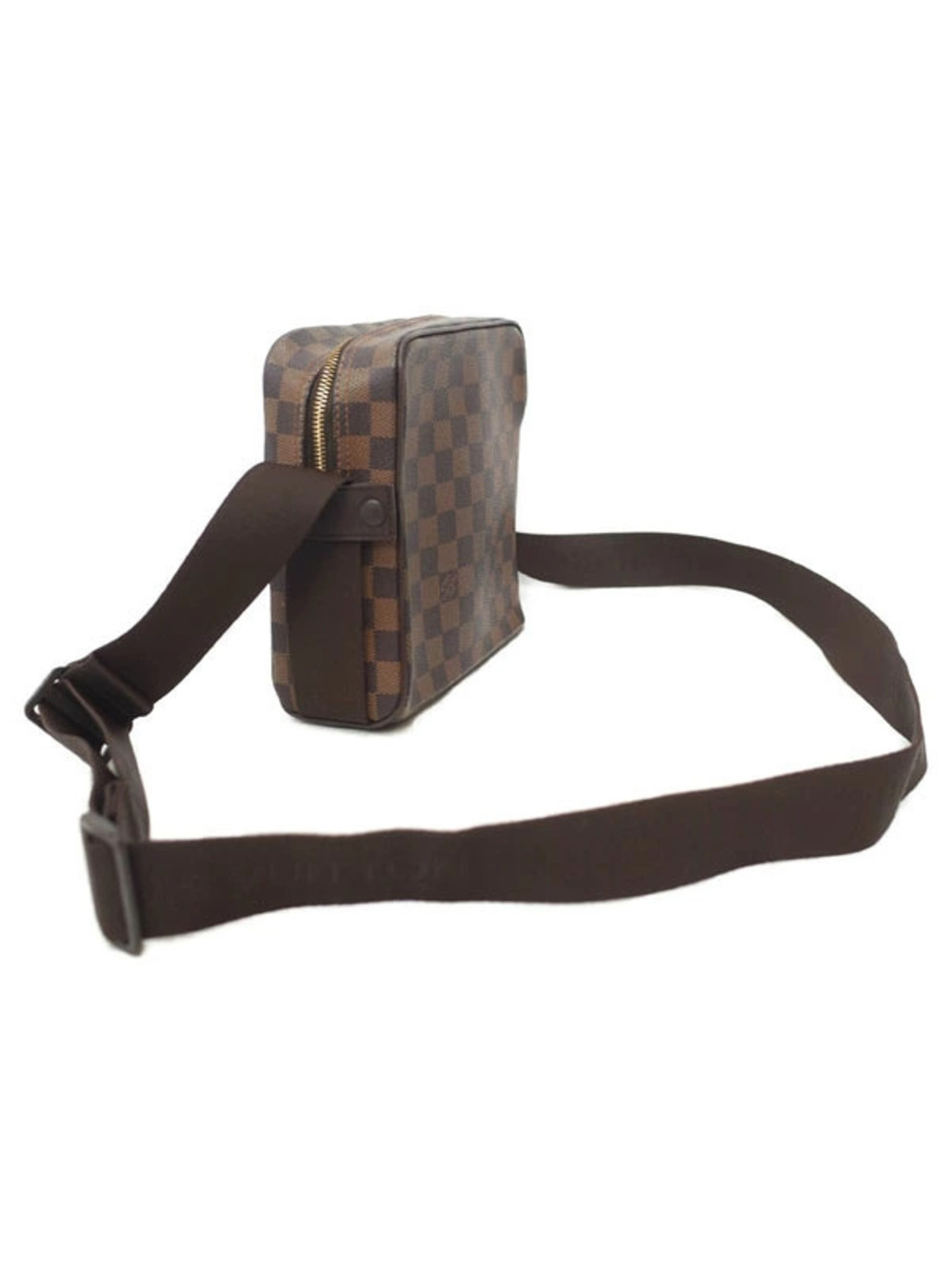 Louis Vuitton Damier Olaf Shoulder Bag Brown